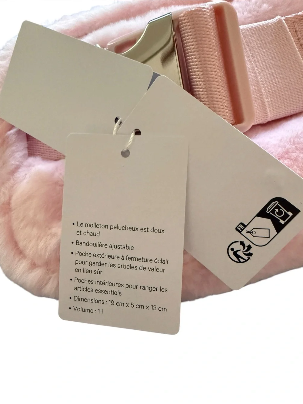 NWT Lululemon Everywhere Belt Bag Strawberry Milkshake Plush Fleece 1L